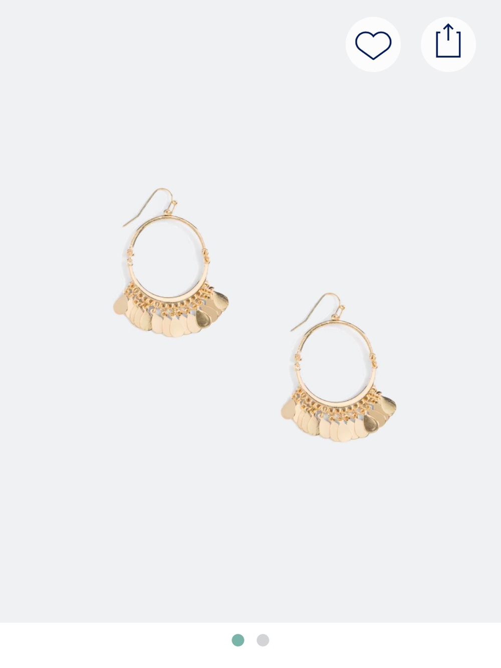 Market & Spruce gold earrings Stitchfix